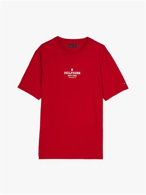 Maglietta con logo in monotipo Hilfiger TOMMY HILFIGER | MW0MW38980XLD